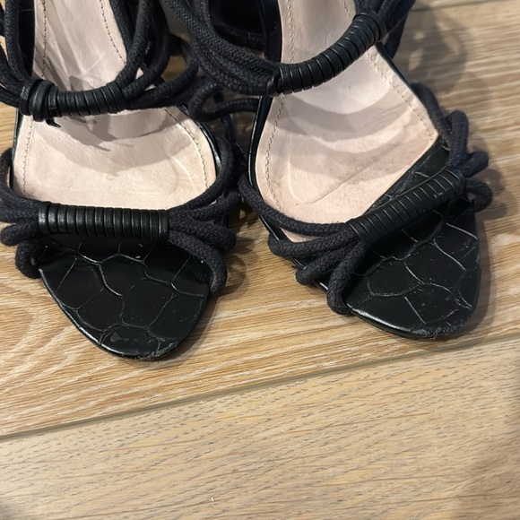 Schutz block heel black Strappy shoes size EUR 40 - Picture 4 of 11